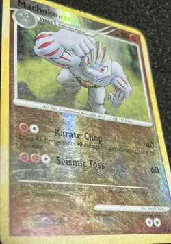MACHOKE Pokemon 53/130 Diamond & Pearl Reverse Holo HP - Image 3