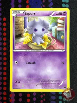 Espurr 58/122 Common BREAKpoint Pokemon Near Mint - Image 1