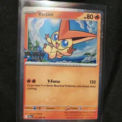 1x Victini (Black Bolt Stamped) Cosmos Holo HUGE SWIRL 012/086 Pokemon NM - Image 2