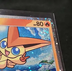 1x Victini (Black Bolt Stamped) Cosmos Holo HUGE SWIRL 012/086 Pokemon NM - Image 4