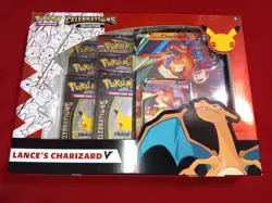 POKEMON LANCE'S CHARIZARD V CELEBRATIONS COLLECTON BOX SET - Image 1