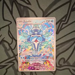 Palafin Sv03: Obsidian Flames Holo Illustration Rare Pokemon TCG Card 200/197 - Image 1