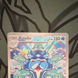 Palafin Sv03: Obsidian Flames Holo Illustration Rare Pokemon TCG Card 200/197 - Image 2