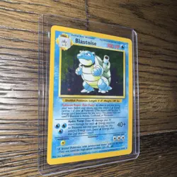 Pokemon Blastoise Base Set Holo Rare 2/102 100 HP Wizards of the Coast - Image 1