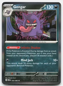 Gengar 050/088 POR Pokemon TCG Rare Holo NM - Image 1