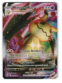 Mimikyu VMAX 069/172 Holo VMAX Rare Brilliant Stars Pokemon NM - Image 1