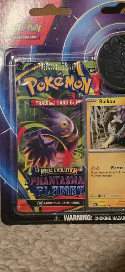 *NEW Pokemon TCG Mega Evolution & Phantasmal Flames 2-Pack Blister *RAIKOU - Image 3