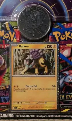 *NEW Pokemon TCG Mega Evolution & Phantasmal Flames 2-Pack Blister *RAIKOU - Image 4