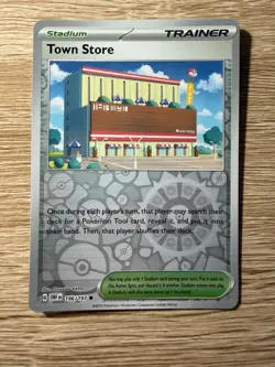 Pokemon Town Store 196/197 SV03: Obsidian Flames Reverse Holo. Free Shipping! - Image 1