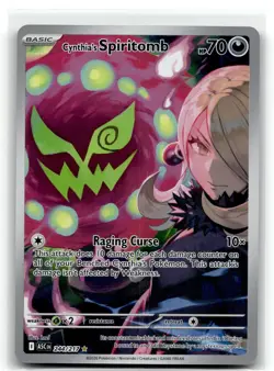 Cynthia's Spiritomb 244/217 Illustration Rare Ascended Heroes Pokemon Holo NM - Image 1