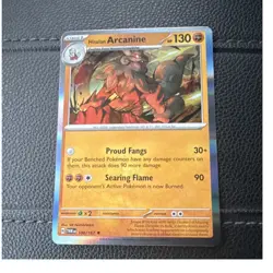 Pokemon Hisuian Arcanine 100/167 Sv06: Twilight Masquerade Holo Rare HP130 - Image 1
