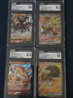 Lot Of 12 English CGC Pokemon Slabs - Image 2
