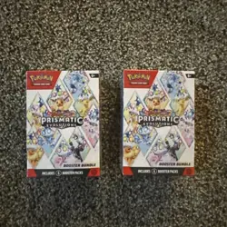 Pokemon TCG Prismatic Evolutions Booster Bundle (LOT OF 2) New Factory Sealed - Image 2