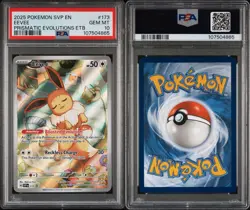 Eevee Illustration Promo PSA 10 Pokemon Prismatic Evolutions SV173 - Image 3