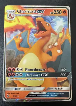 Pokemon Charizard GX 9/68 Hidden Fates Ultra Rare English MP - Image 2