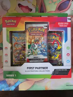 Pokemon TCG First Partner Illustration Collection Series 1 Box Plus Gengar Tin - Image 1