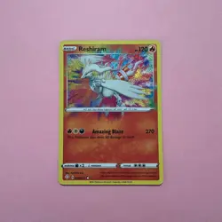 Reshiram 017/072 NM Holo Amazing Rare Shining Fates Pokemon Card English TCG - Image 1