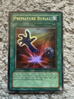 Yu-Gi-Oh! TCG Premature Burial PSV-037 MP Condition - Image 1