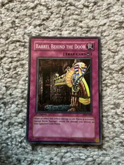 Yu-Gi-Oh! TCG Barrel Behind The Door PDG-095 1st Edition LP Condition - Image 1