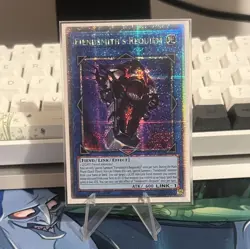 Yugioh Fiendsmith’s Requiem INFO-EN046 Quarter Century Secret Rare 1st Ed NM - Image 1