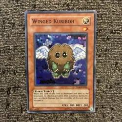 Yugioh Winged Kuriboh TLM-EN005 Super Rare NM - Image 1