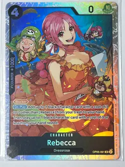 Rebecca (FOIL) SR Awakening of the New Era OP05-091 NM One Piece - Image 1