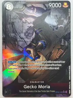 Gecko Moria (Alt Art) SR OP06-086 - Wings of the Captain - One Piece TCG - Image 1