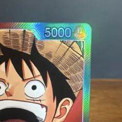 Bandai One Piece CCG Monkey D. Luffy Leader Foil Alt Art OP13-001 5000 - Image 2