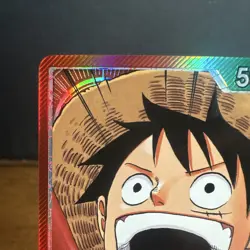 Bandai One Piece CCG Monkey D. Luffy Leader Foil Alt Art OP13-001 5000 - Image 3