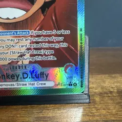 Bandai One Piece CCG Monkey D. Luffy Leader Foil Alt Art OP13-001 5000 - Image 5