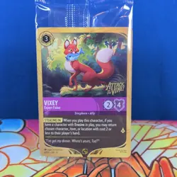 Disney Lorcana Attack of the Vine! Vixey Expert Fisher 4/P01 UC EN Sealed Promo - Image 1
