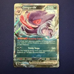 Gengar EX - 104/162 - Double Rare Temporal Forces - Pokemon TCG NM - Image 1