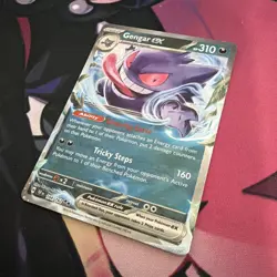 Gengar ex Double Rare Pokemon TCG Temporal Forces NM 104/162 - Image 3