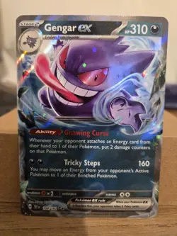 Gengar ex - 104/162 - Temporal Forces - Double Rare - NM/M - Pokemon TCG - Image 1
