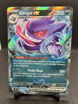 Gengar ex - 104/162 - Double Rare - Temporal Forces - Pokemon Card - NM/M - Image 1