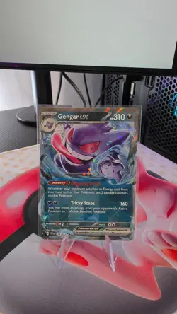 Gengar EX 104/162 Holo NM - Pokemon Scarlet & Violet - Temporal Forces - Image 1