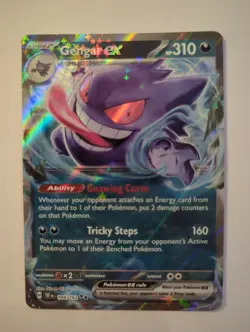 Pokemon TCG Gengar EX 104/162 Temporal Forces Near Mint NM - Image 1