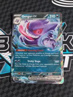 Pokemon TCG Gengar EX 104/162 Temporal Forces Near Mint NM - Image 1