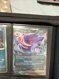 Pokemon TCG Gengar EX 104/162 Temporal Forces Double Rare Card NM - Image 1