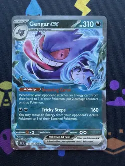 Pokemon TCG Gengar EX | Temporal Forces | Double Rare 104/162 - NM - Image 1