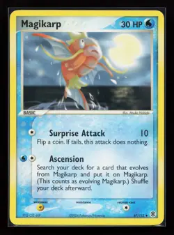 Magikarp 67/112 Misprint (rarity error) FireRed & LeafGreen Pokemon Card - Image 1