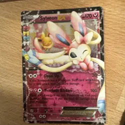 Pokemon TCG Sylveon EX Holo Card Radiant Generations: #RC21/RC32 LP/MP - Image 1