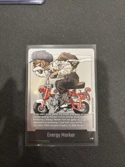 Bandai Dragon Ball Super Card Game Energy Marker Master Roshi Foil EN E-58 - Image 1