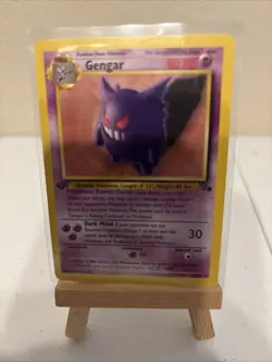 Pokemon Gengar 20/62 (1st Edition) Fossil *Near Mint* Never Played Card - Image 1