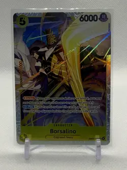Borsalino (EB04-058) - Adventure on Kami's Island Super Rare Holo One Piece Card - Image 1