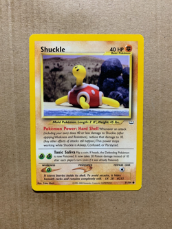 Shuckle 51/64 Neo Revelation - Common Pokemon Card - EXCELLENT - Image 1