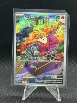 Fuecoco 201/193 - Paldea Evolved Pokemon Card SV02 - Illustration Rare Holo - Image 1