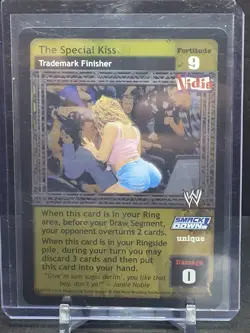 WWE RAW Deal The Special Kiss Foil Card - Image 1