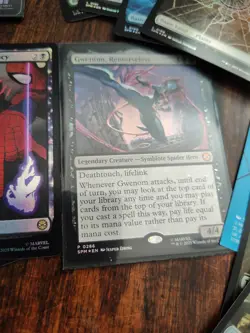 80+ Foil Cards w/ MTG Spider-Man Gift Bundle Box, Inserts, & Dice - Image 2