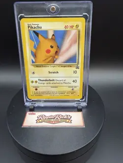 2001 Pokemon WOTC Black Star Promo Pikachu #26 Vintage Promo Card Nintendo - Image 1